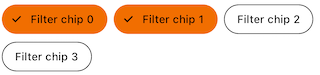 Light filter chips