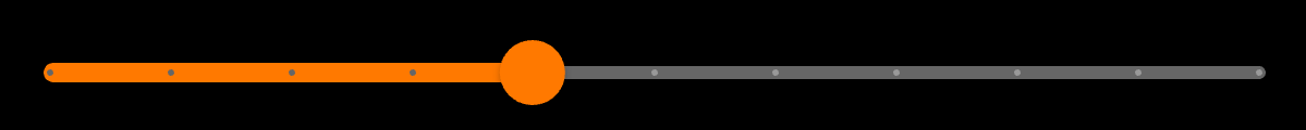 Discrete slider dark