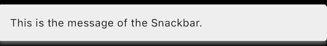 Snackbar dark