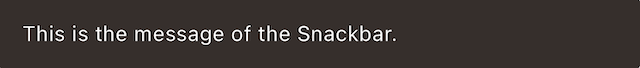 Snackbar light