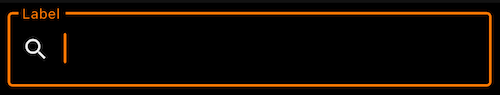 TextField outlined dark