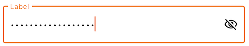 TextField outlined password light